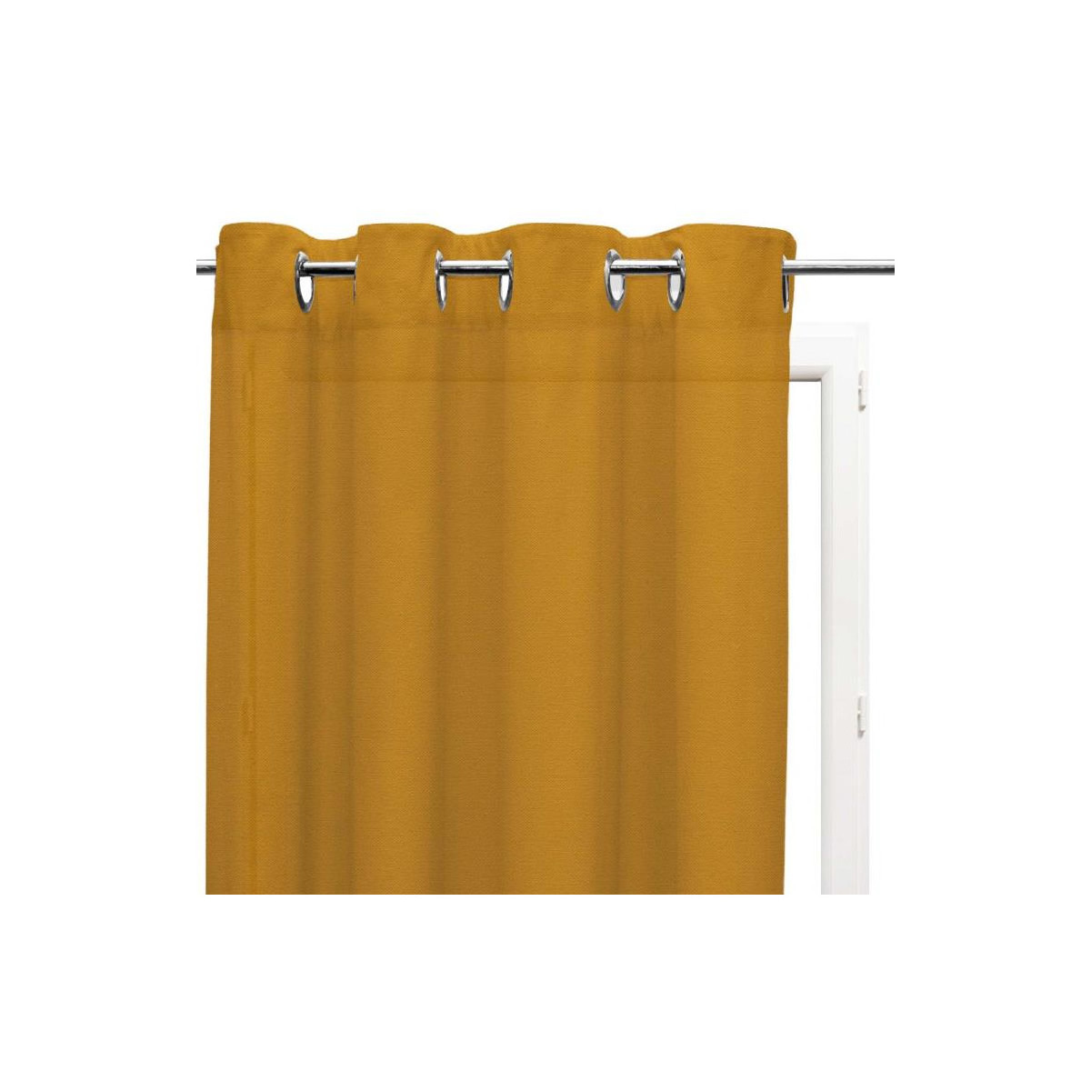 Home Sheer curtains Soleil D'Ocre PANAMA Yellow