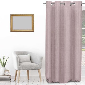 Home Sheer curtains Soleil D'Ocre BOHEME Pink