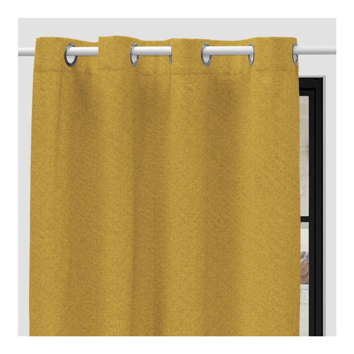 Home Curtains & blinds Soleil D'Ocre ECLIPSE Yellow