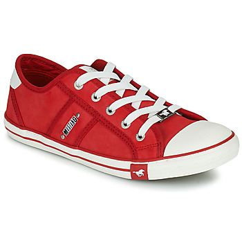Shoes Women Low top trainers Mustang PRATI Red