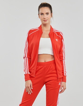 material Women Jackets adidas Originals SST TRACKTOP PB Vivid / Red