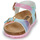 Shoes Girl Sandals Citrouille et Compagnie ARCENCIEL Pink / Multicoloured