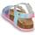 Shoes Girl Sandals Citrouille et Compagnie ARCENCIEL Pink / Multicoloured