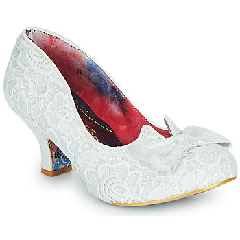 A Irregular choice Mens 'Vincent' White Leather Trainers Pumps Shoes
