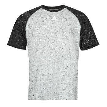 material Men short-sleeved t-shirts adidas Performance MEL T-SHIRT Medium / Grey / Heather /  black / Mix