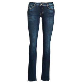material Women straight jeans Le Temps des Cerises PULP HIGH REGUL Blue