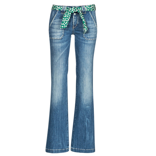 Clothing Women Flare / wide jeans Le Temps des Cerises JFFLARE0W9040 Blue