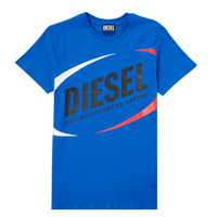 Clothing Boy short-sleeved t-shirts Diesel MTEDMOS Blue