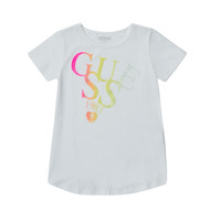 Clothing Girl short-sleeved t-shirts Guess BRIANCO White