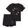 material Children Sets & Outfits adidas Originals SHORT TEE SET Black