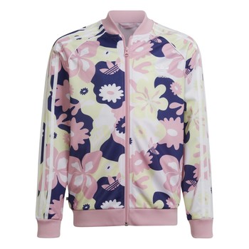 Clothing Girl Jackets adidas Originals SST TOP Multicolour
