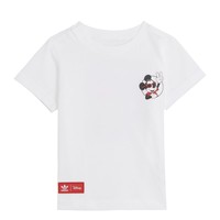 Clothing Children short-sleeved t-shirts adidas Originals DELPHINE White