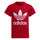 Clothing Children short-sleeved t-shirts adidas Originals TREFOIL TEE Red