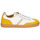 Shoes Women Low top trainers Serafini COURT White / Yellow / Beige