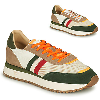 Shoes Men Low top trainers Serafini TORINO Kaki / Orange