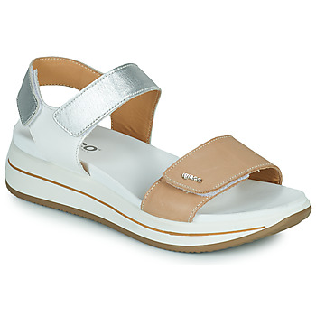 Shoes Women Sandals IgI&CO 1675311 Beige / Silver