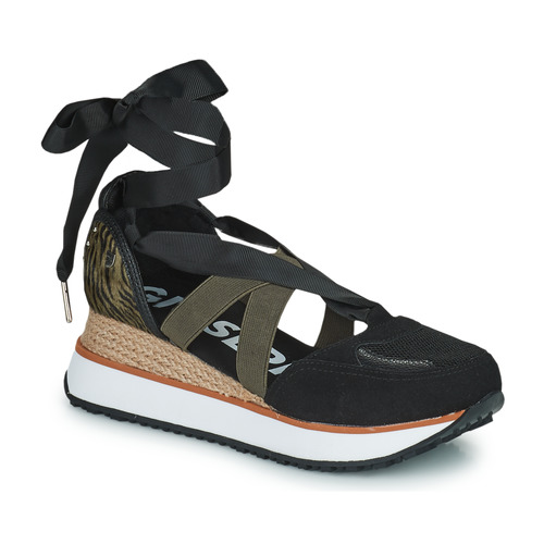 metalen kool Smeltend Gioseppo SETTALA Black / Kaki - Free delivery | Spartoo NET ! - Shoes  Sandals Women USD/$76.00