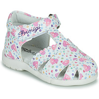 Shoes Girl Sandals Primigi  White / Multicolour