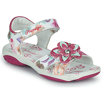 Shoes Girl Sandals Primigi  White / Pink