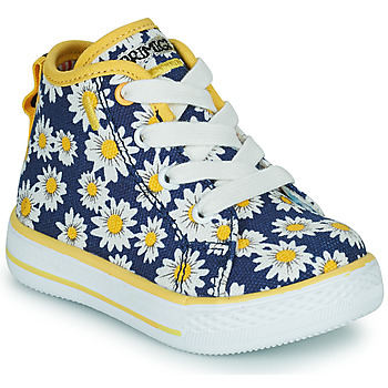 Shoes Girl High top trainers Primigi 1950600 Blue / White / Yellow