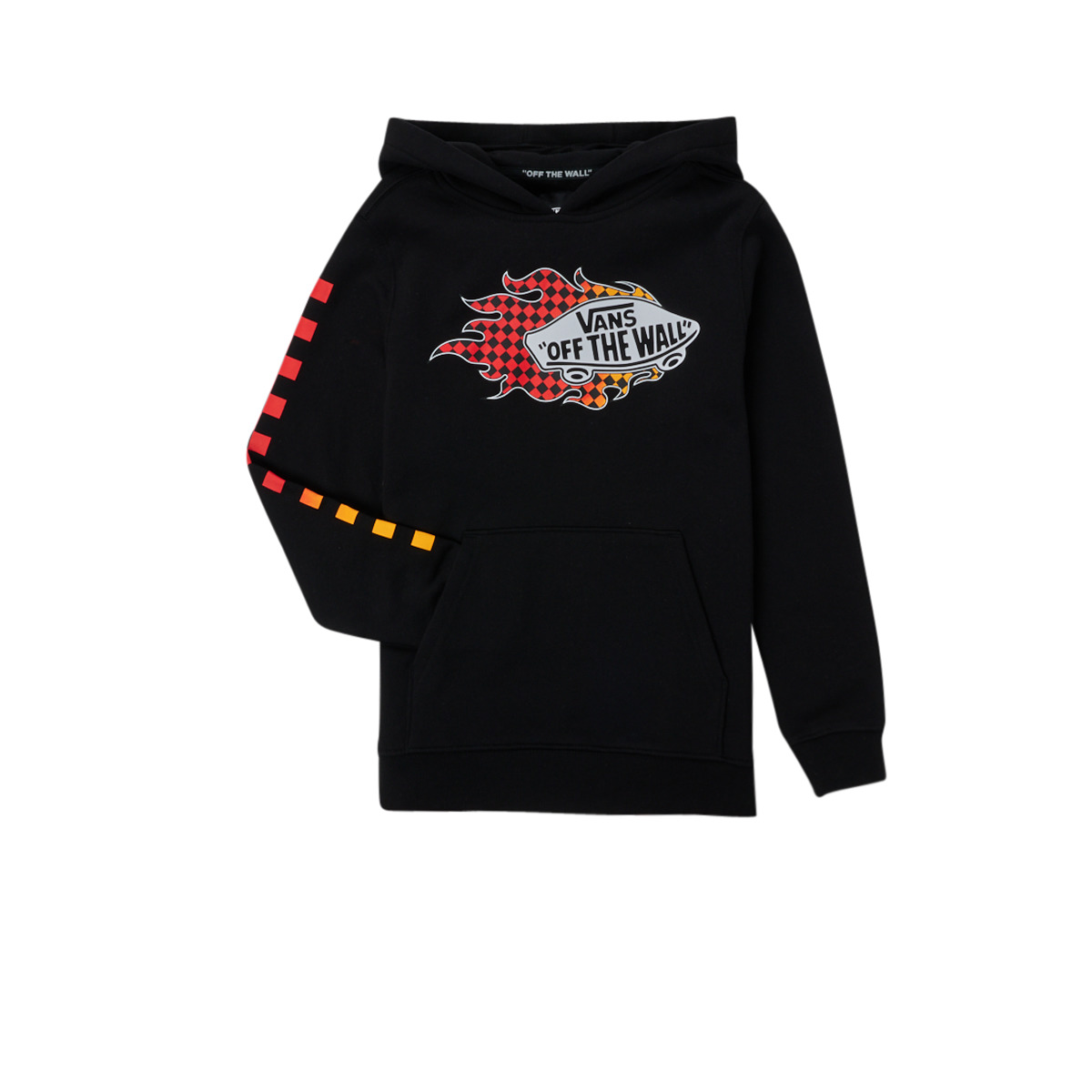 Vans LOGO - NET Black Free Clothing PO ! delivery sweaters | Spartoo - Child