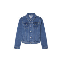Clothing Girl Denim jackets Pepe jeans NEW BERRY Blue
