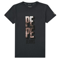 material Boy short-sleeved t-shirts Pepe jeans CARTER Black