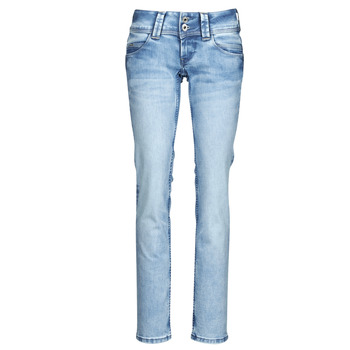 material Women straight jeans Pepe jeans VENUS Blue