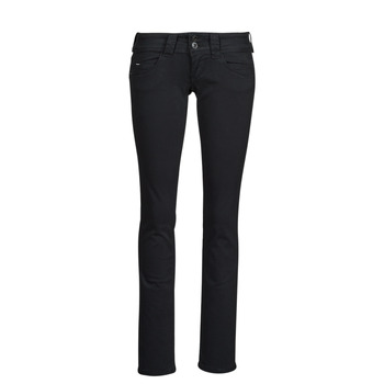 Clothing Women 5-pocket trousers Pepe jeans VENUS Black
