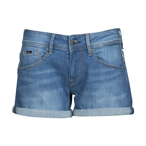 material Women Shorts / Bermudas Pepe jeans SIOUXIE Blue