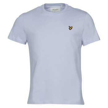 material Men short-sleeved t-shirts Lyle & Scott Plain T-shirt Blue