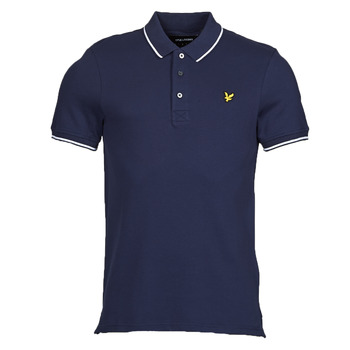 material Men short-sleeved polo shirts Lyle & Scott Tipped Polo Shirt Blue