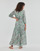 material Women Long Dresses Ikks BU30275 Green