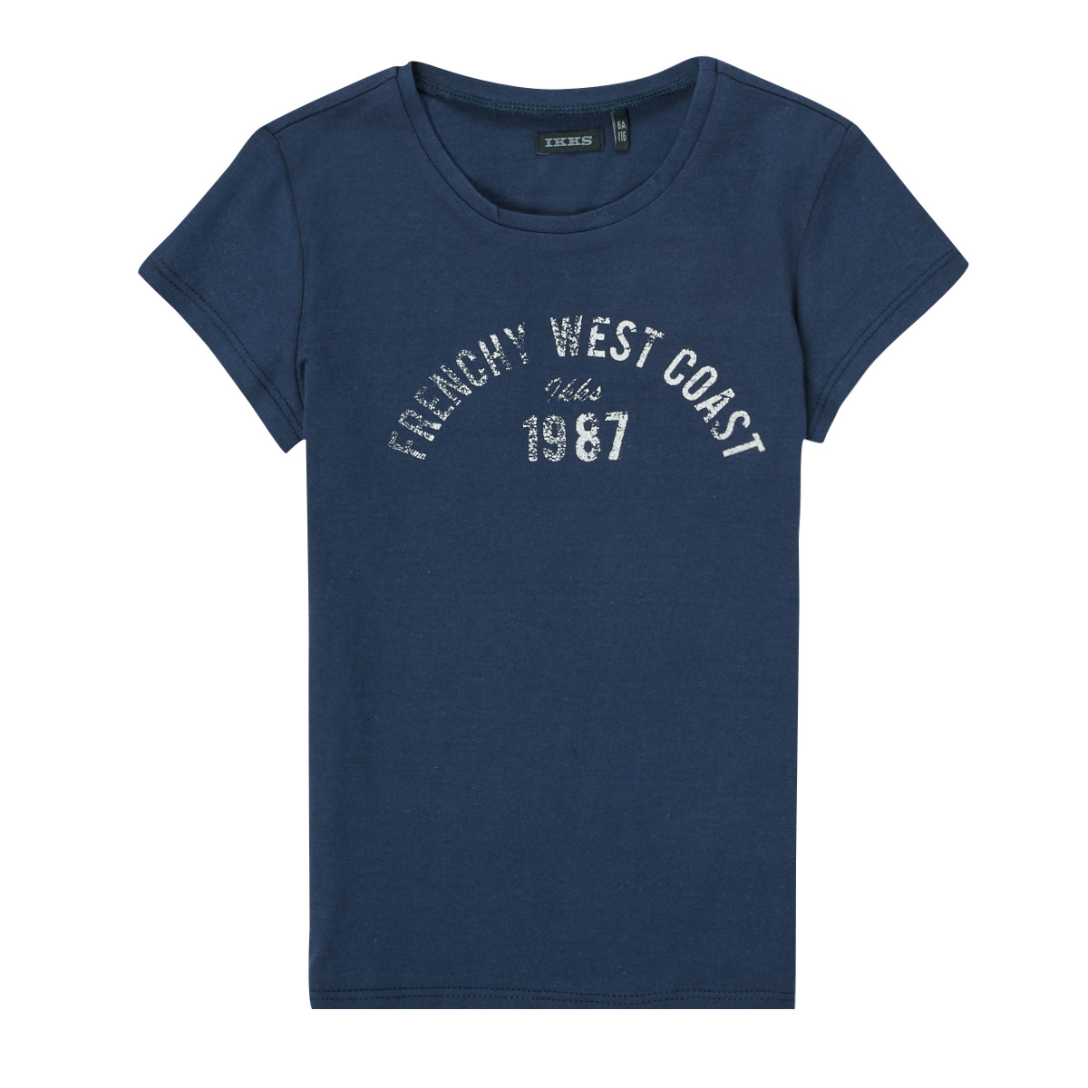 Clothing Girl short-sleeved t-shirts Ikks DROMONE Marine