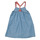 Clothing Girl Short Dresses Ikks EAUSO Blue
