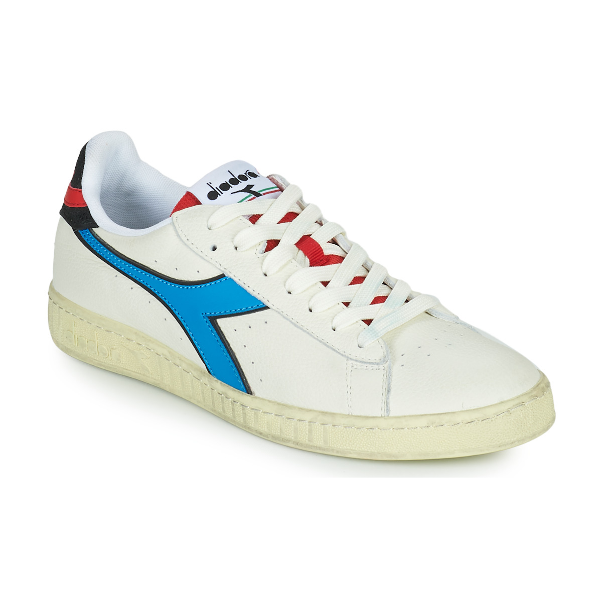 Shoes Men Low top trainers Diadora GAME L LOW ICONA White / Blue / Red