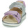 Shoes Girl Sandals Clarks Roam Wing T. Silver / Violet