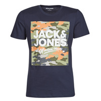 Clothing Men short-sleeved t-shirts Jack & Jones JJPETE Marine