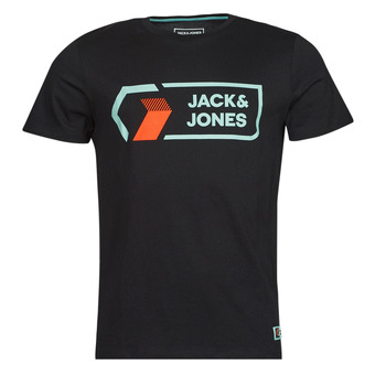 material Men short-sleeved t-shirts Jack & Jones JCOLOGAN Black