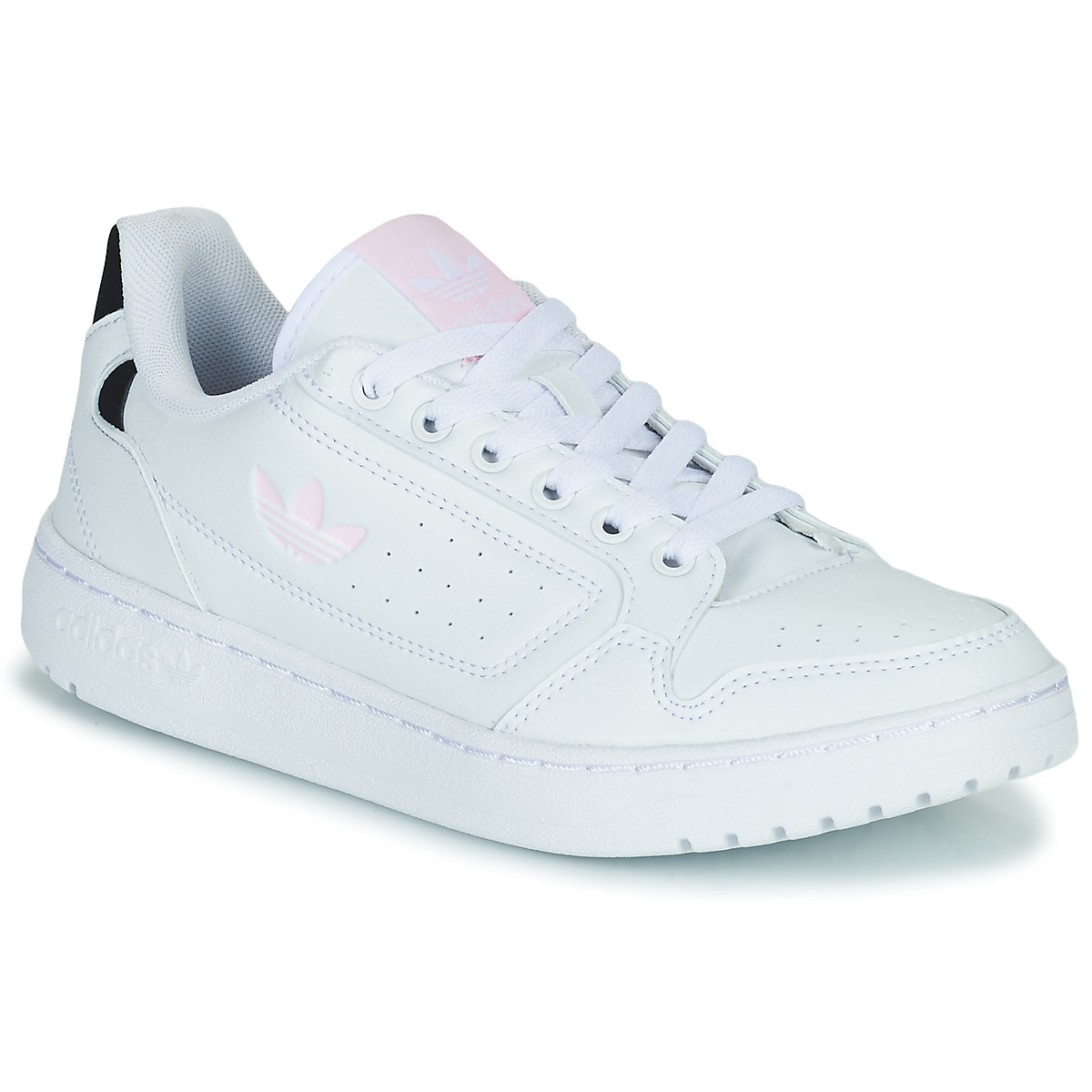adidas Originals NY 90 W White / Black / Pink - Free delivery | Spartoo NET  ! - Shoes Low top trainers Women