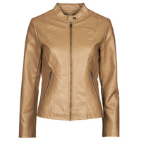 material Women Leather jackets / Imitation le Only ONLMELISA Cognac