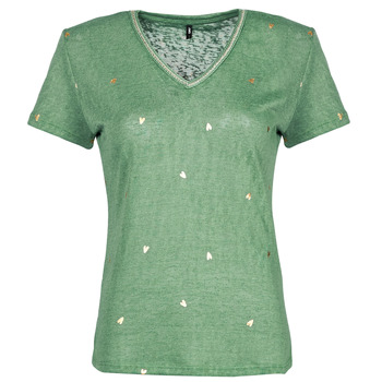 Clothing Women short-sleeved t-shirts Only ONLSTEPHANIA Green