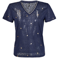 material Women short-sleeved t-shirts Only ONLSTEPHANIA Marine