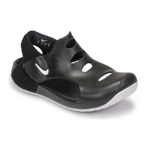 Protect Sunray delivery NET Sliders Free Spartoo - Shoes Black | ! / Nike 3 - Nike Child White