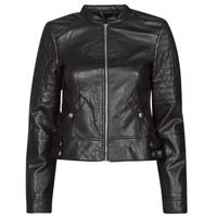 material Women Leather jackets / Imitation le Vero Moda VMLOVE Black