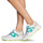 Shoes Women Low top trainers San Marina PAVINA White / Gold / Green