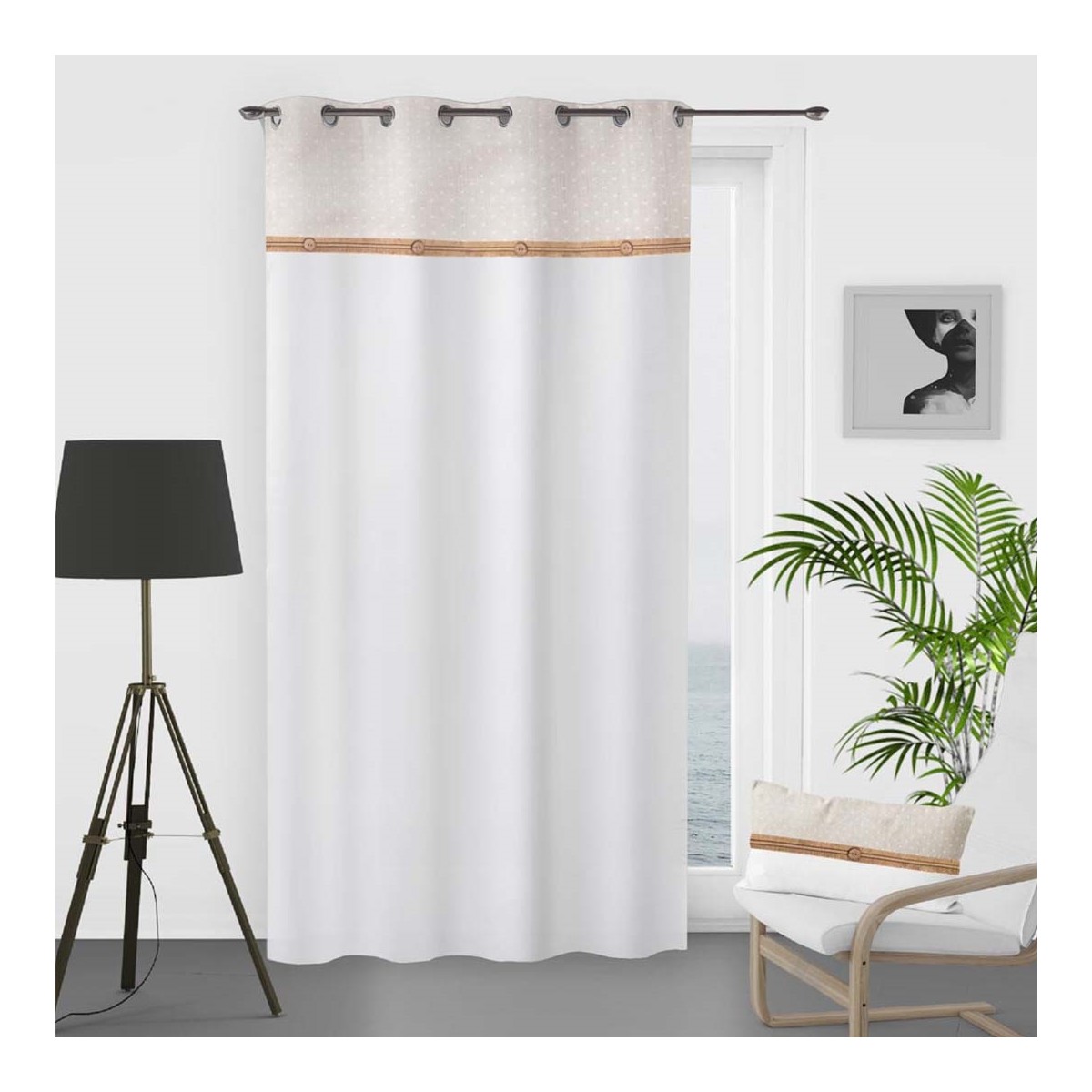 Home Curtains & blinds Soleil D'Ocre CANDICE White