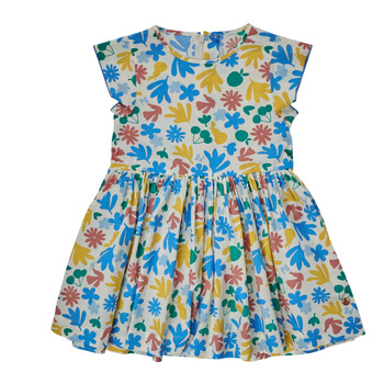 Clothing Girl Short Dresses Petit Bateau BICHAT Multicolour
