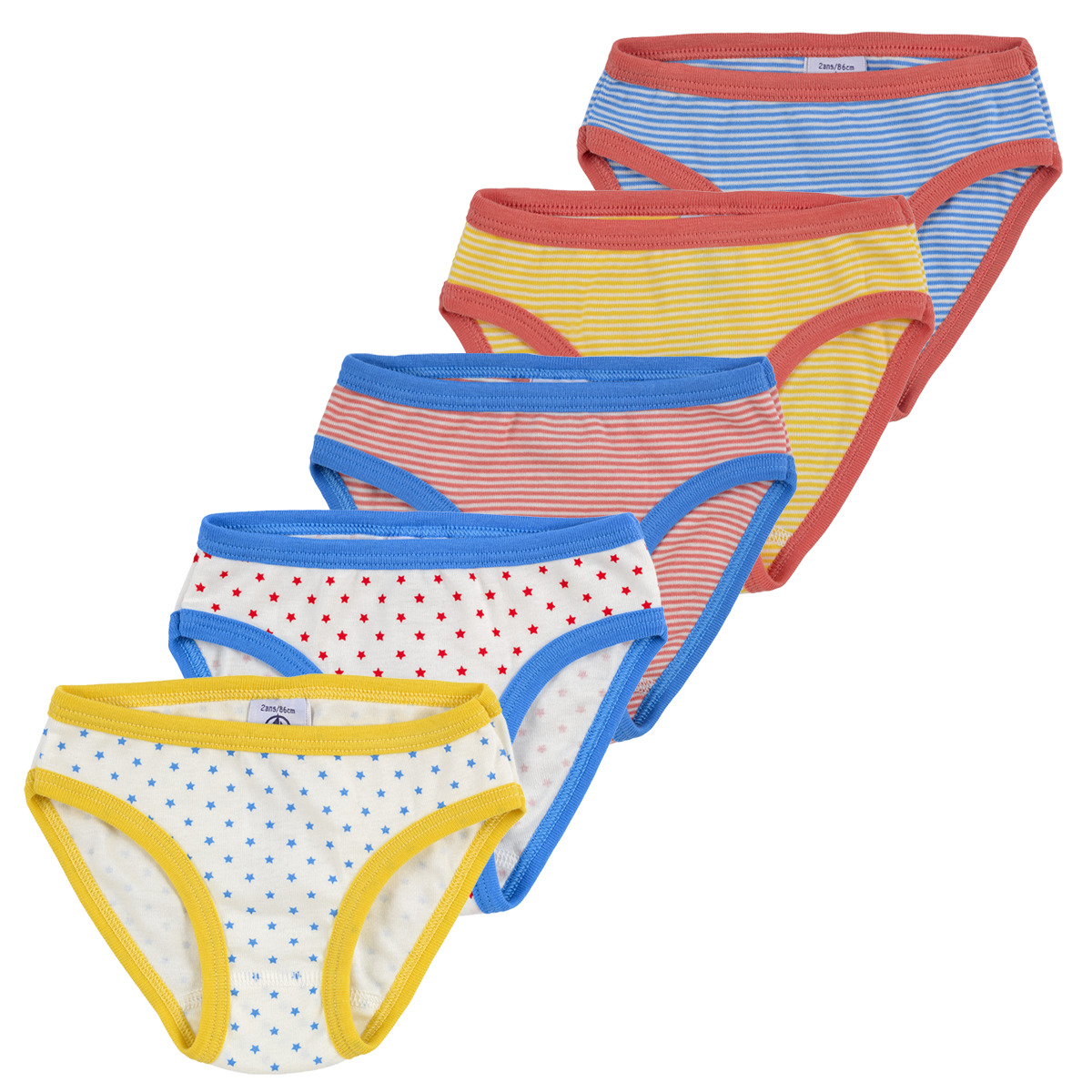 Underwear Girl Knickers/panties Petit Bateau MELIA Multicolour