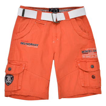 Clothing Boy Shorts / Bermudas Geographical Norway POUDRE BOY Orange